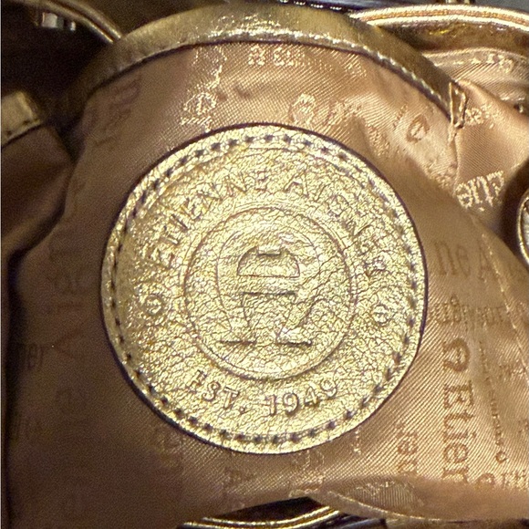 π¨π¦π¨π¦π¨π¦ NWOT Etienne Aigner Leather Metallic Gold Purseπ¨π¦π¨π¦π¨π¦ - Picture 12 of 12